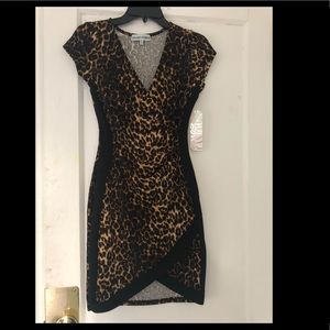 Cute leopard print dress